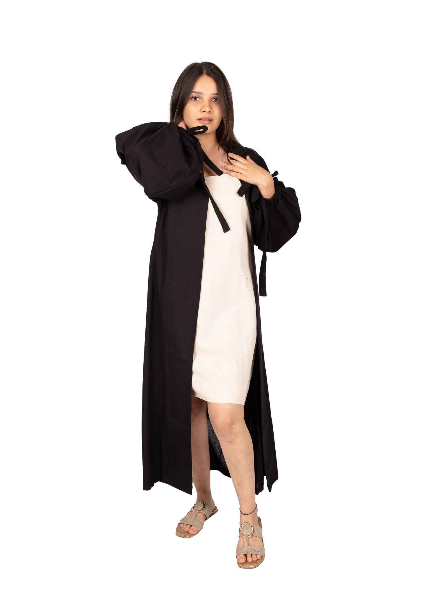 Handloom Baloon Sleeve Jacket