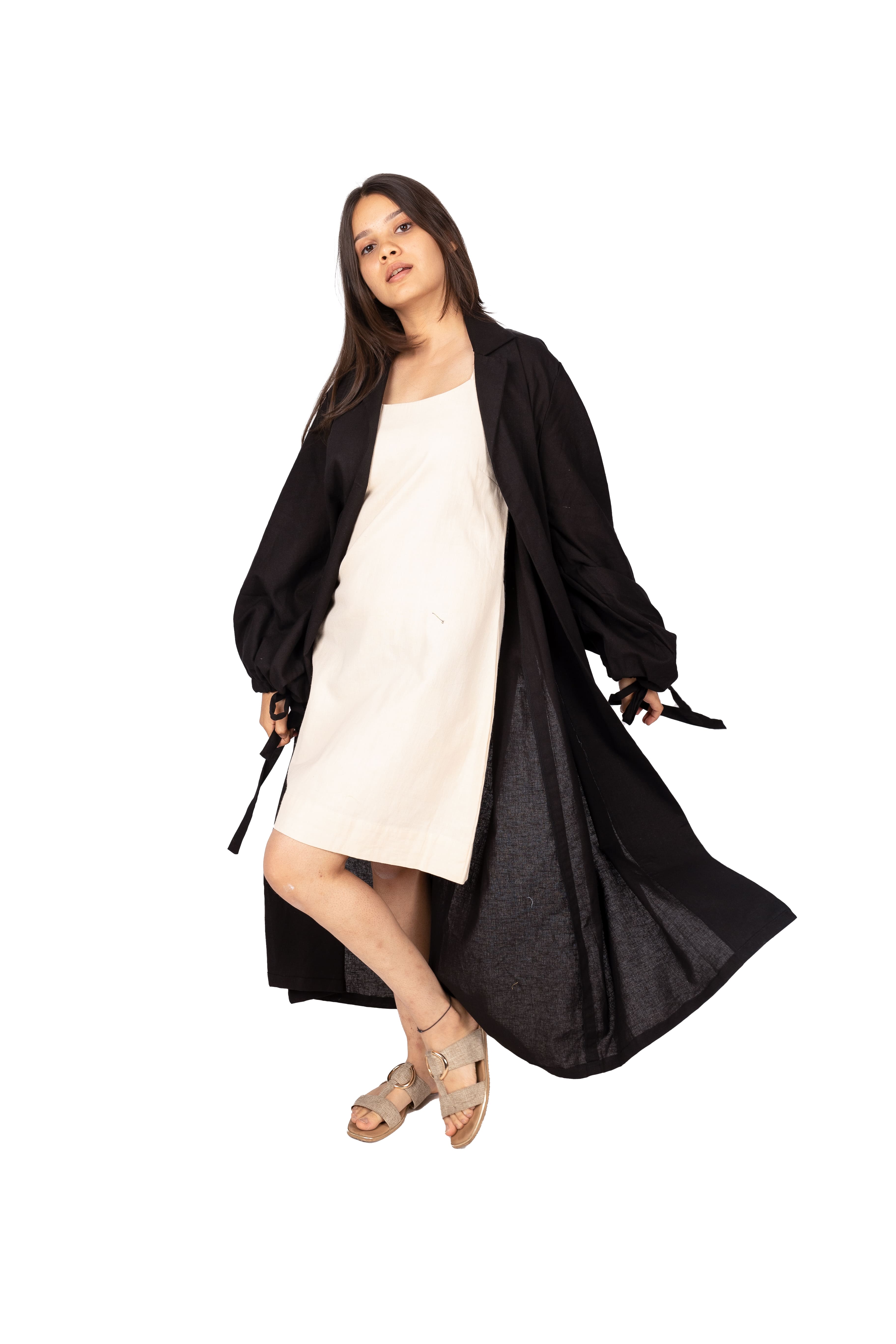 Handloom Baloon Sleeve Jacket
