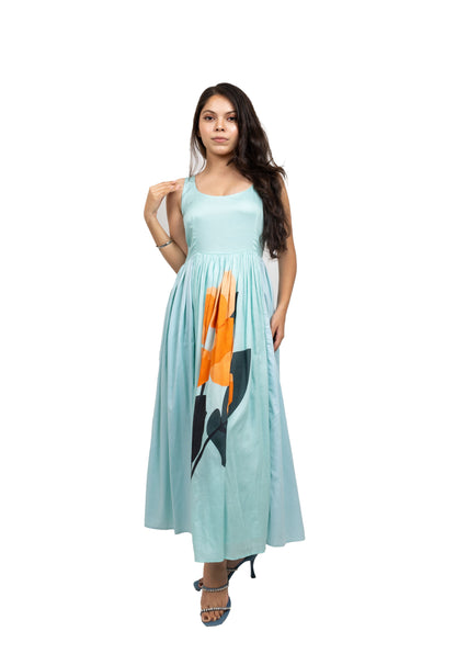 Aqua Blue Dress