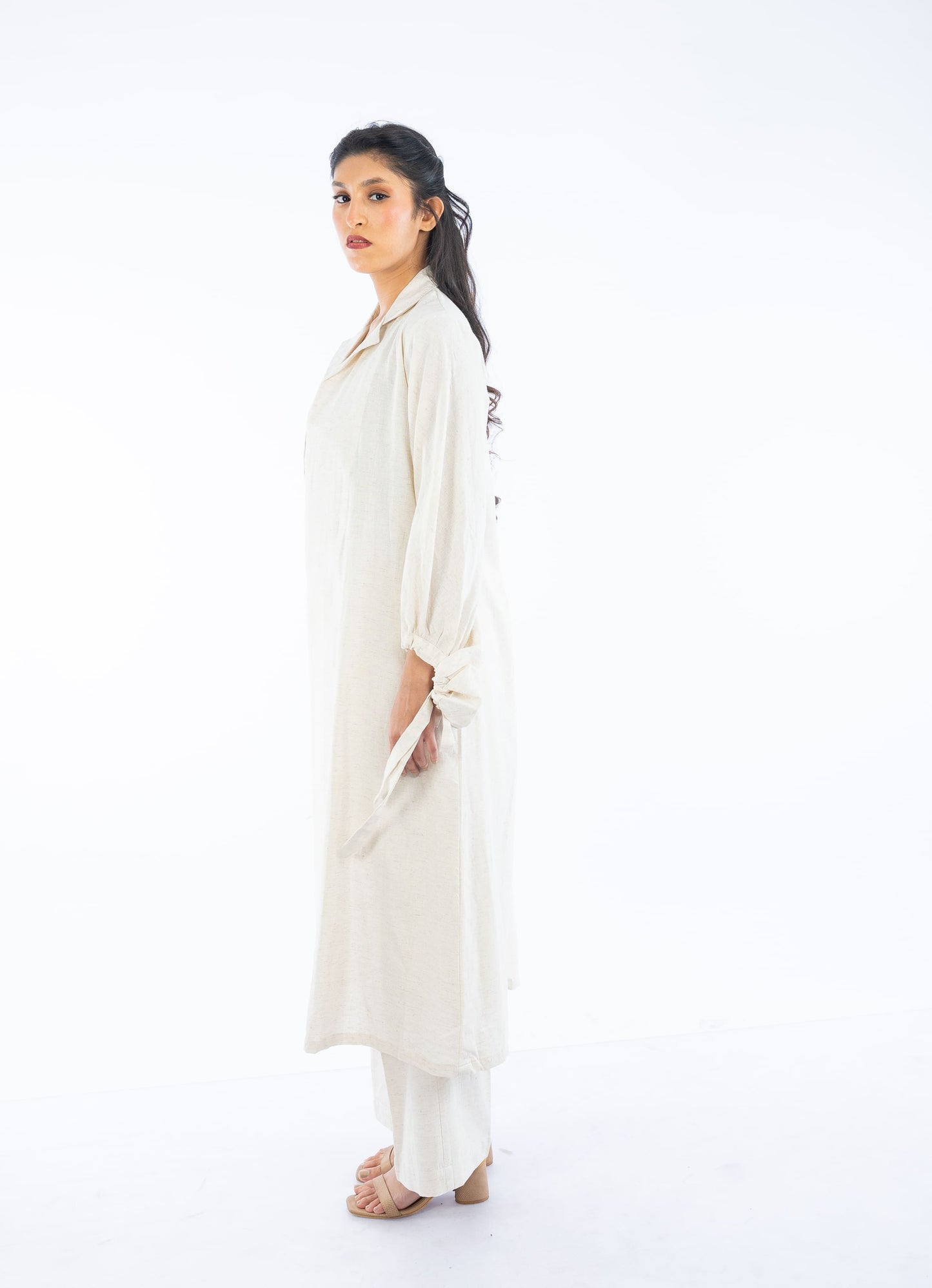Handloom Baloon Sleeve Jacket