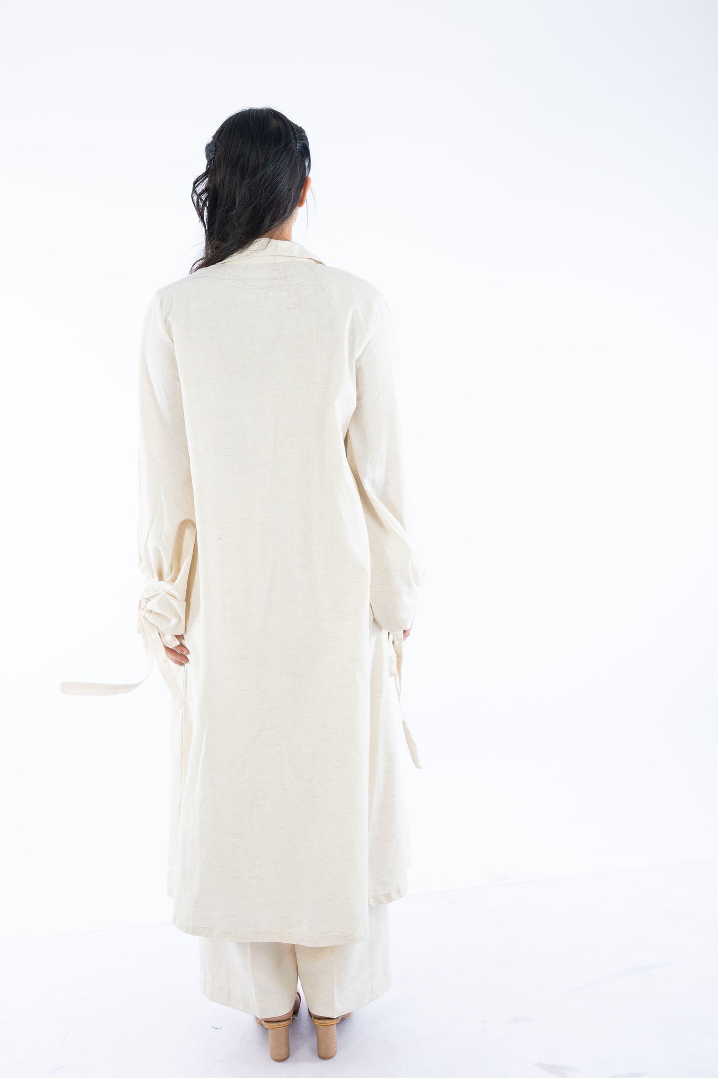 Handloom Baloon Sleeve Jacket