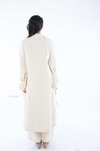 Handloom Baloon Sleeve Jacket