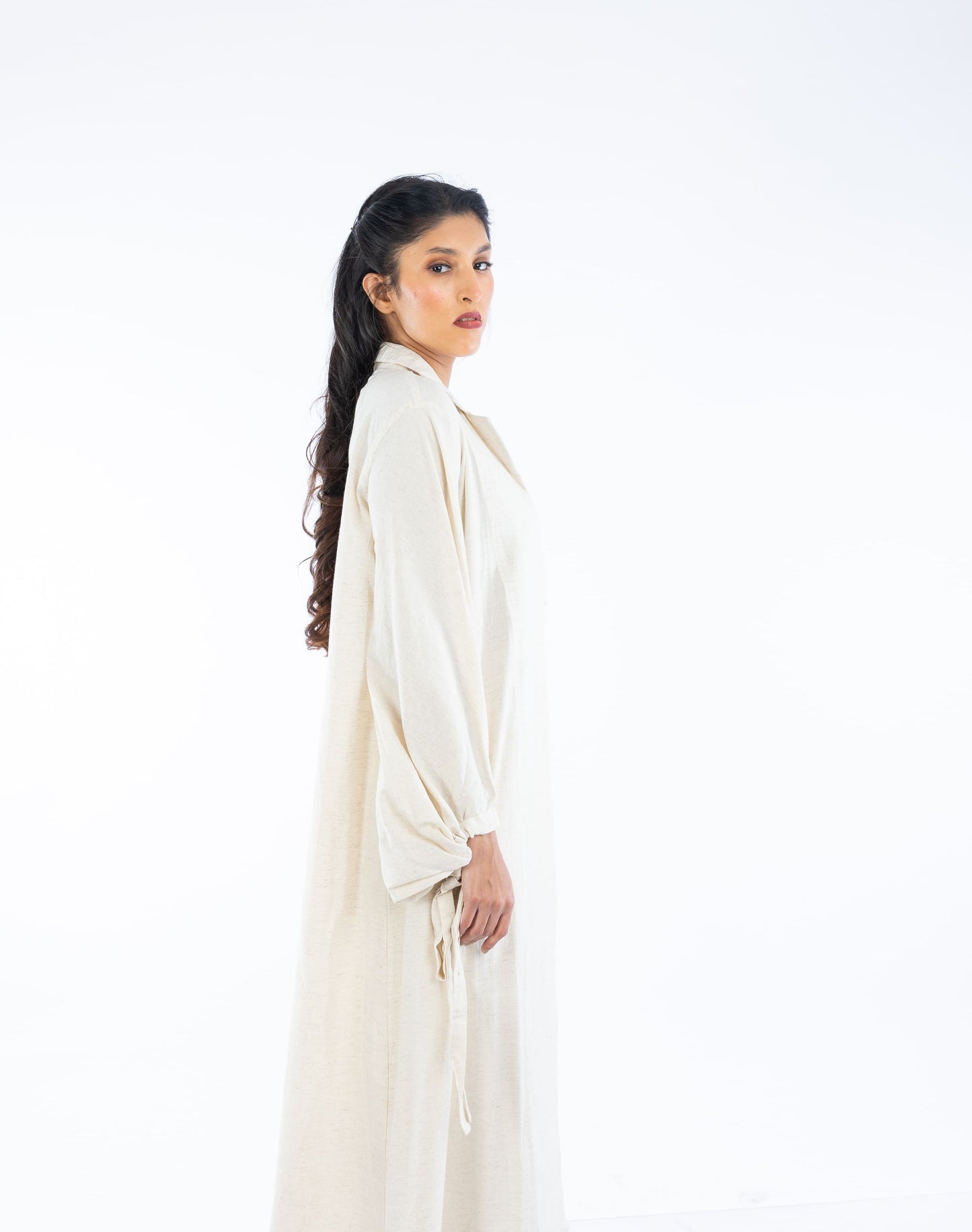 Handloom Baloon Sleeve Jacket