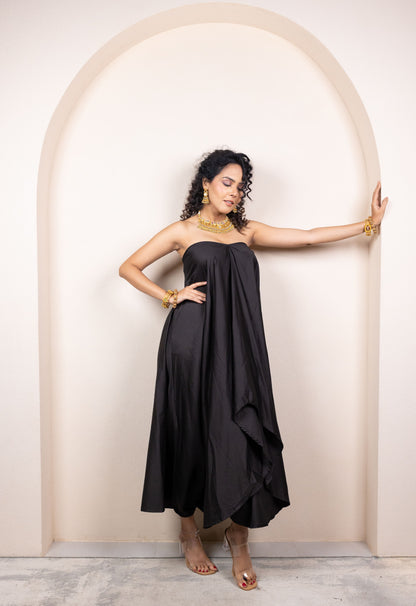 Draped Tube Dress