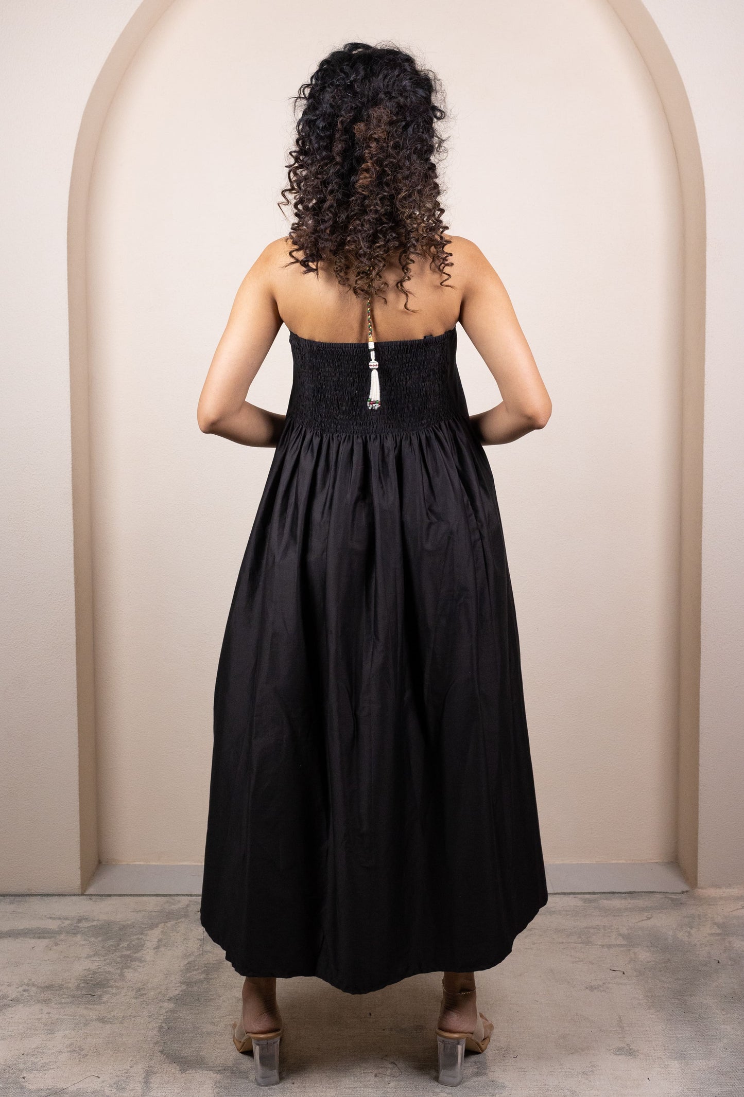 Draped Tube Dress