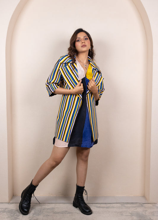 Yellow & Navy Festive Coord