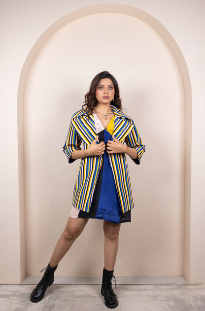 Yellow & Navy Festive Coord