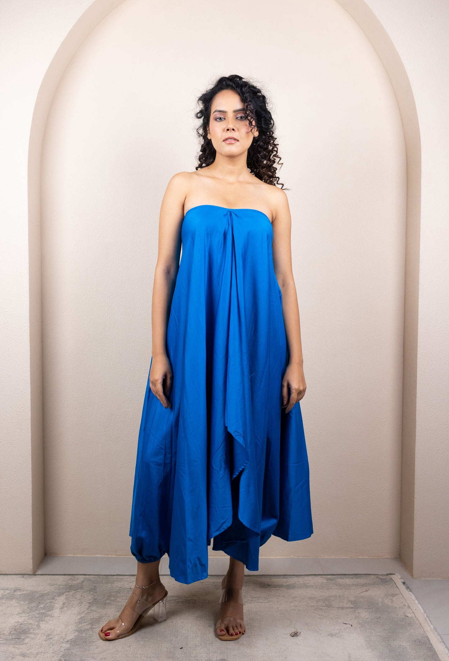 Draped Tube Dress