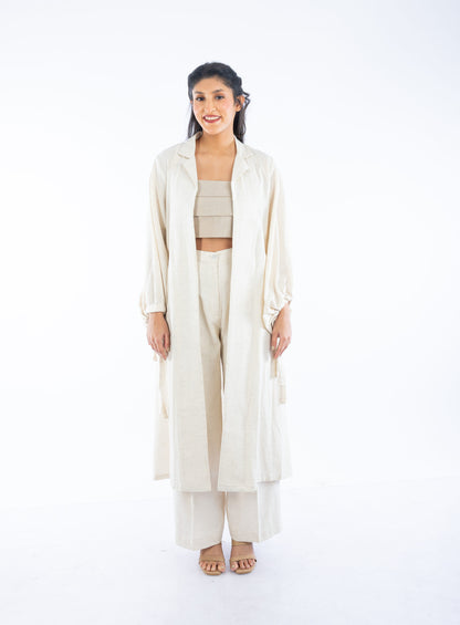 Beige Three Piece Set