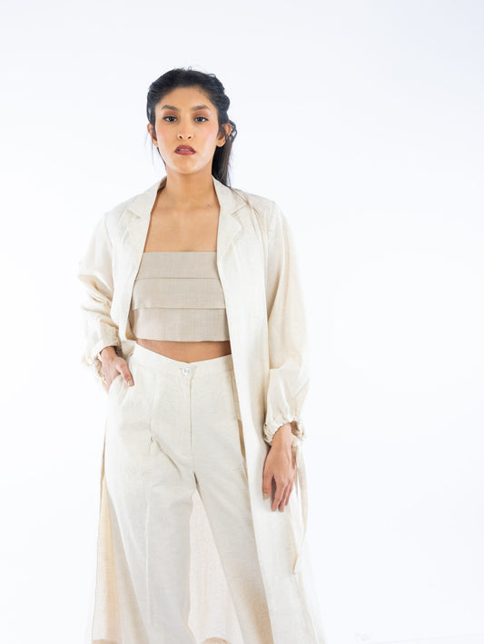 Beige Three Piece Set