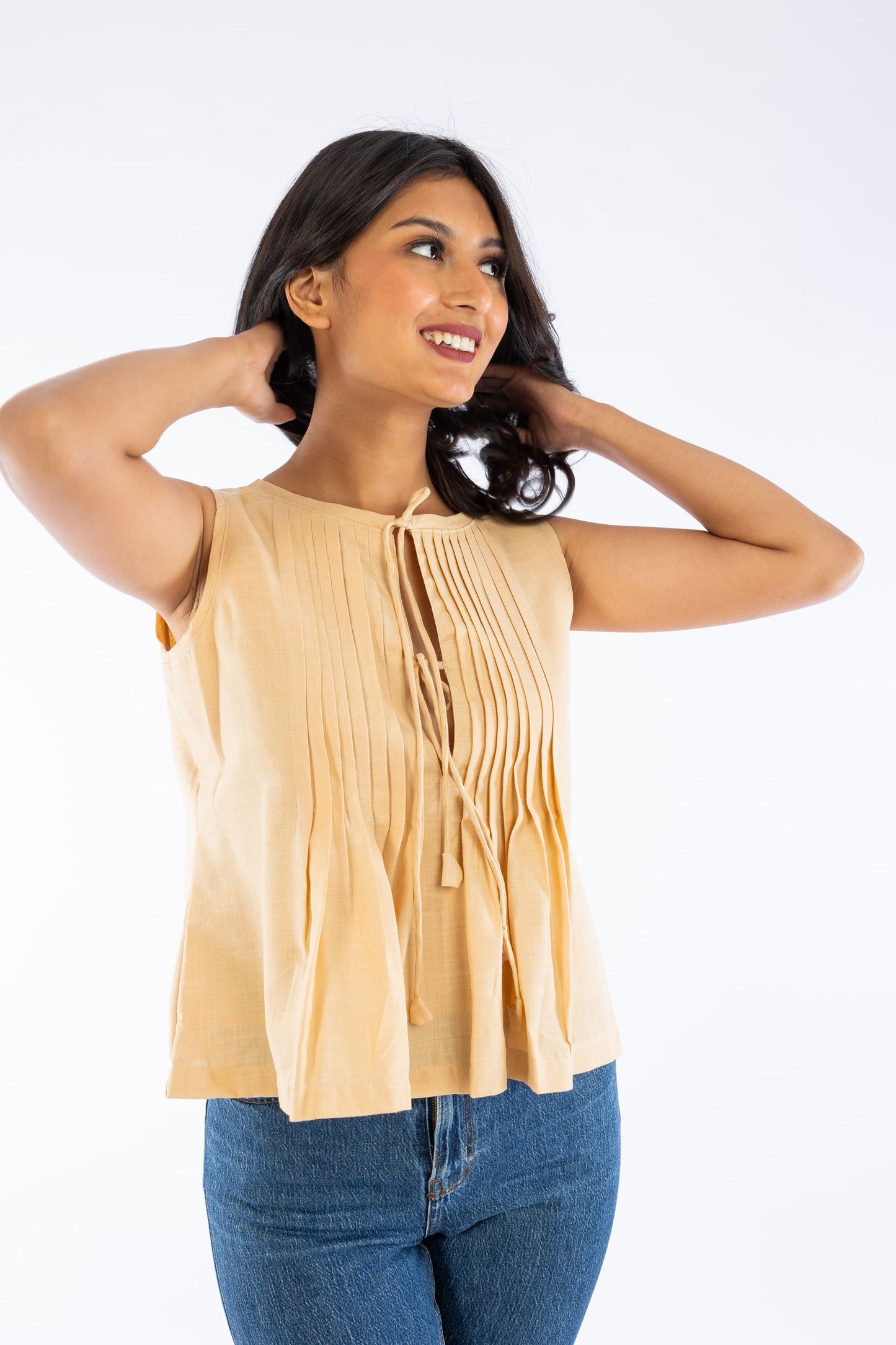 Pleated Short Top